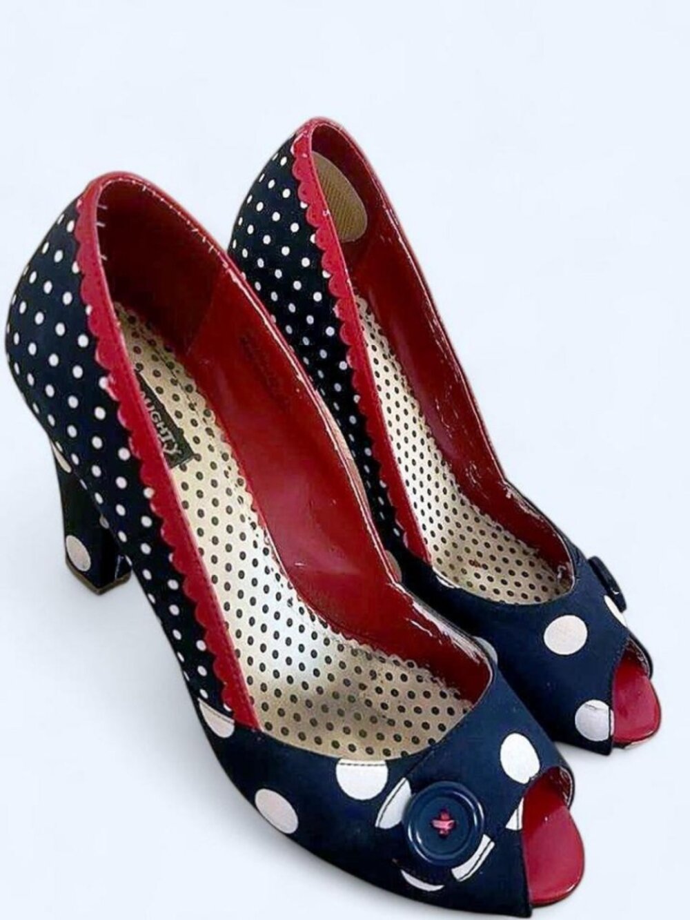 Naughty Monkey Women's Blue and Red Courts